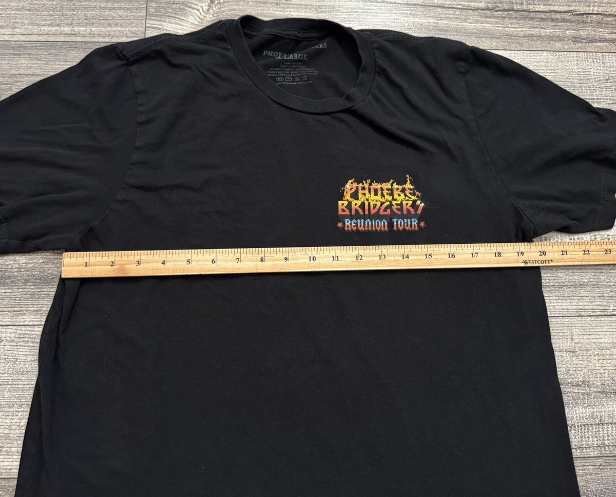 Phoebe Bridgers Reunion Tour Concert Tour Double Sided Tee T-Shirt