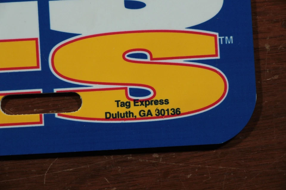 Vintage 90s St. Louis Blues License Plate NHL Hockey - Image 3 of 4