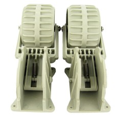 Nylon Slipräder Marine Boot Schlauchbooträder Transporträder 14cm Raddurchmesser