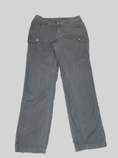 Columbia Hiking Pants Roll/Tie Up Cargo Pockets Grey Adj. Waist Women's Size 8