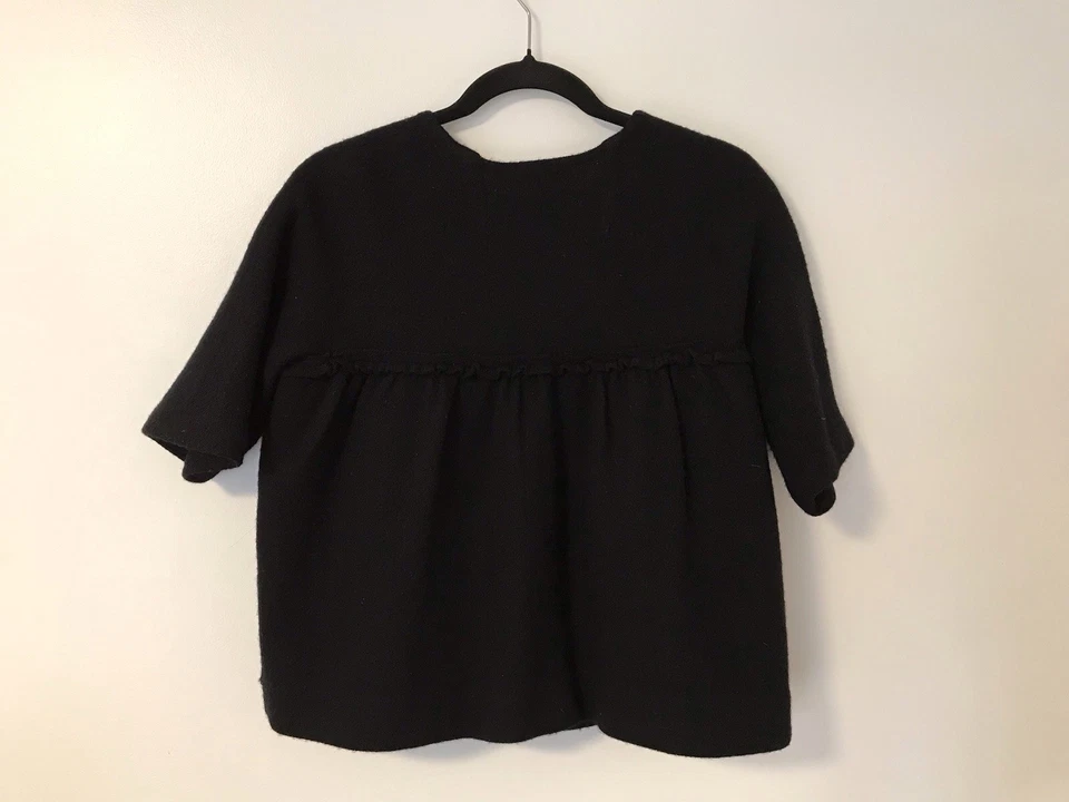 Vintage DKNY Babydoll Wool Sweater Y2K Size S Whimsigoth Grunge Fairy Cozy - Image 3 of 4