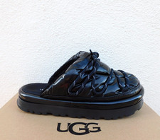 UGG SPACESLIDER HI SHINE SLIDE PLATFORM SLIPPER SHOES, WOMEN US 7/ EUR 38 NIB