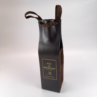 The Macallan 12 Year Leather Case Wine bottle Gift bag
