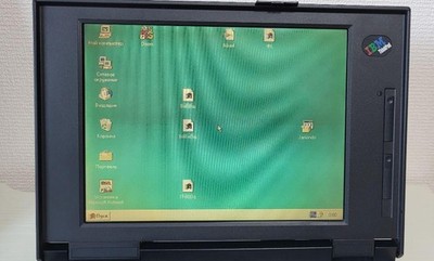 IBM ThinkPad 345CS 80486DX4/75MHz/16MB/1GB CF/Win95 Vintage Tested