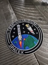 SPACEX AUTHENTIC EMPLOYEE PATCH   IRIDIUM-1    SPACEX FALCON 9