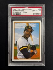 1987 Topps PSA 10 All-Star Glossy BARRY BONDS #30