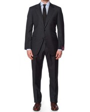 SARTORIA PARTENOPEA for VANNUCCI Gray Wool Handmade Suit EU 54 NEW US 42-44