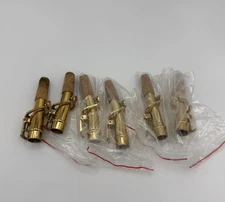 Mixed Lot Of Saxophone Neck Replacements (6 Total)