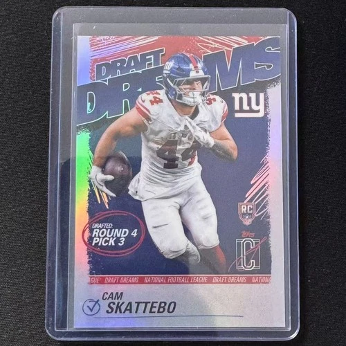 2025 Topps Signature Cam Skattebo Base (RAW)