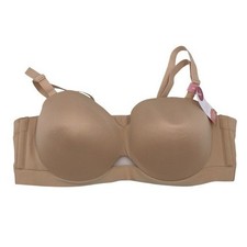 NEW Cacique Comfort Bliss Lightly Lined Multi-Way Strapless Bra Size 46C Tan