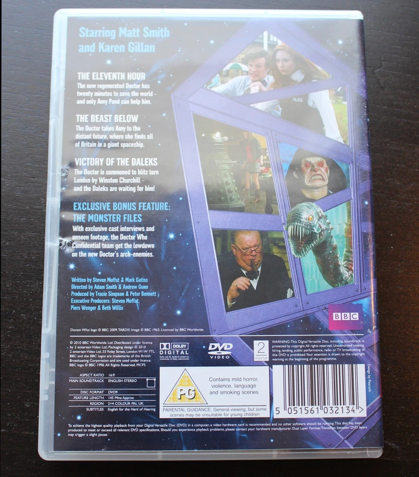 Doctor Who Series 5 Volume 1, 2, 3, 4 DVD Region 2 - Image 4 of 4