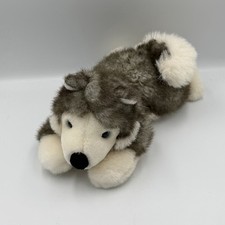 Aurora Flopsies Kodiak Siberian Husky 12" Plush Stuffed Animal Dog Alaska