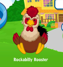 Webkinz Rockabilly Rooster Virtual Adoption Code Only Messaged Webkinz Rooster