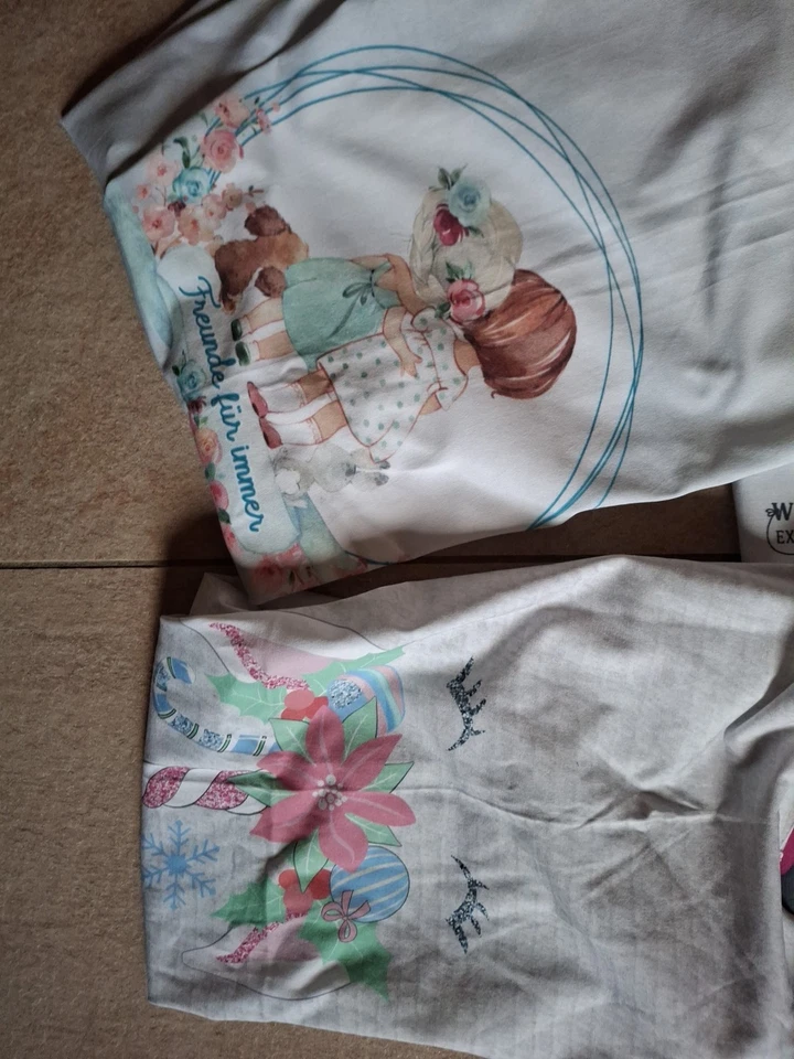 Stoffpaket Mädchen Jersey Psnele Einhorn Stoffwelten Heidi Peppa - Bild 3 von 4