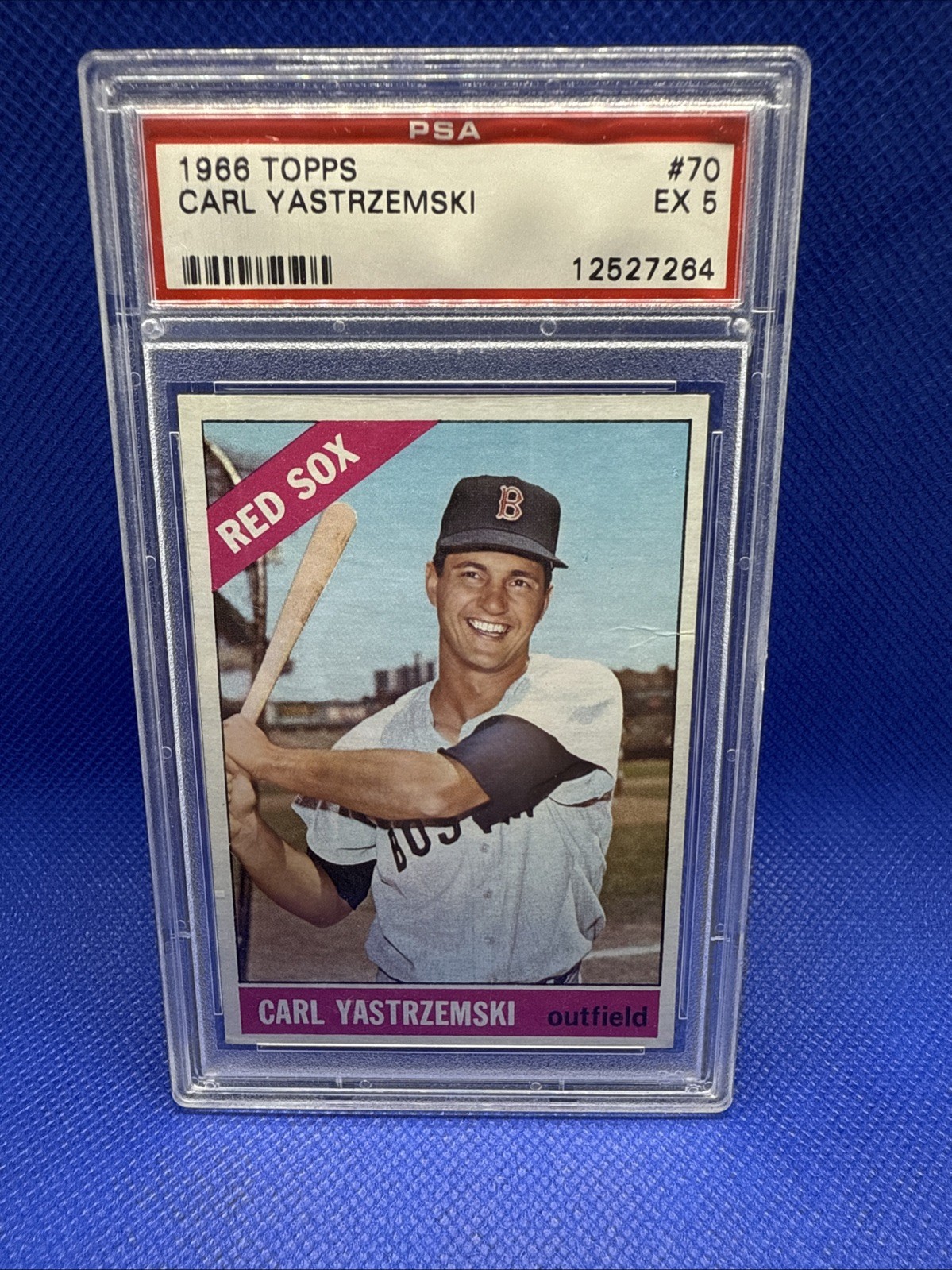 1966 Topps #70 Carl Yastrzemski Boston Red Sox PSA 5 EX HOF