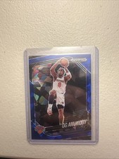 PANINI PRIZM BLACK 2024-25 OG ANUNOBY BLUE CRACKED ICE PRIZM /125 #111 KNICKS 