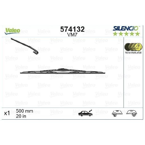 Wischblatt Vorne Rechts FüR KIA Soul AM PS SK3 1.6 2.0 09 Bis 26 Valeo G4FJ D6BA-image