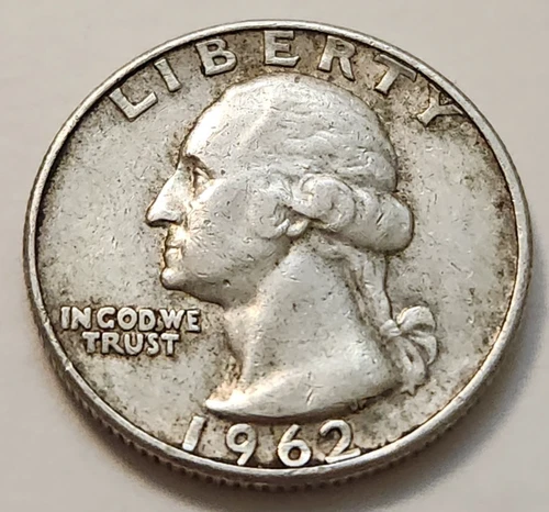 1962 D Washington Quarter 90% Silver                     X3