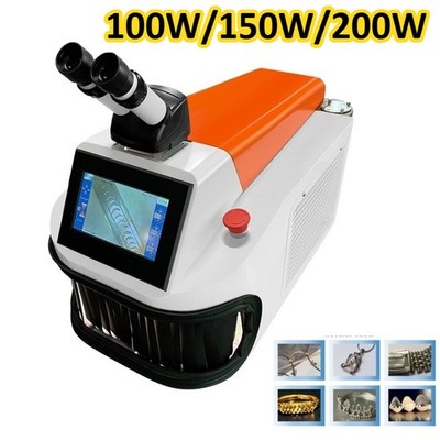Jewelry Spot Welder 100W 150W 200W Laser Welding Machine For Gold Silver Metal