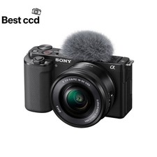 Sony Alpha ZVE10 4K Mirrorless Digital Camera W/ SD Card Lens 16-50mm 90 New