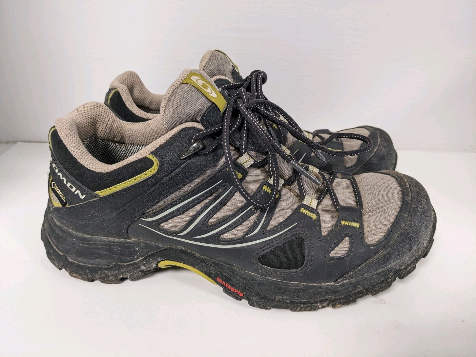 Scarpa da trekking donna Salomon Ellipse GTX Gore Tex taglia 6 5 nera e beige 373291