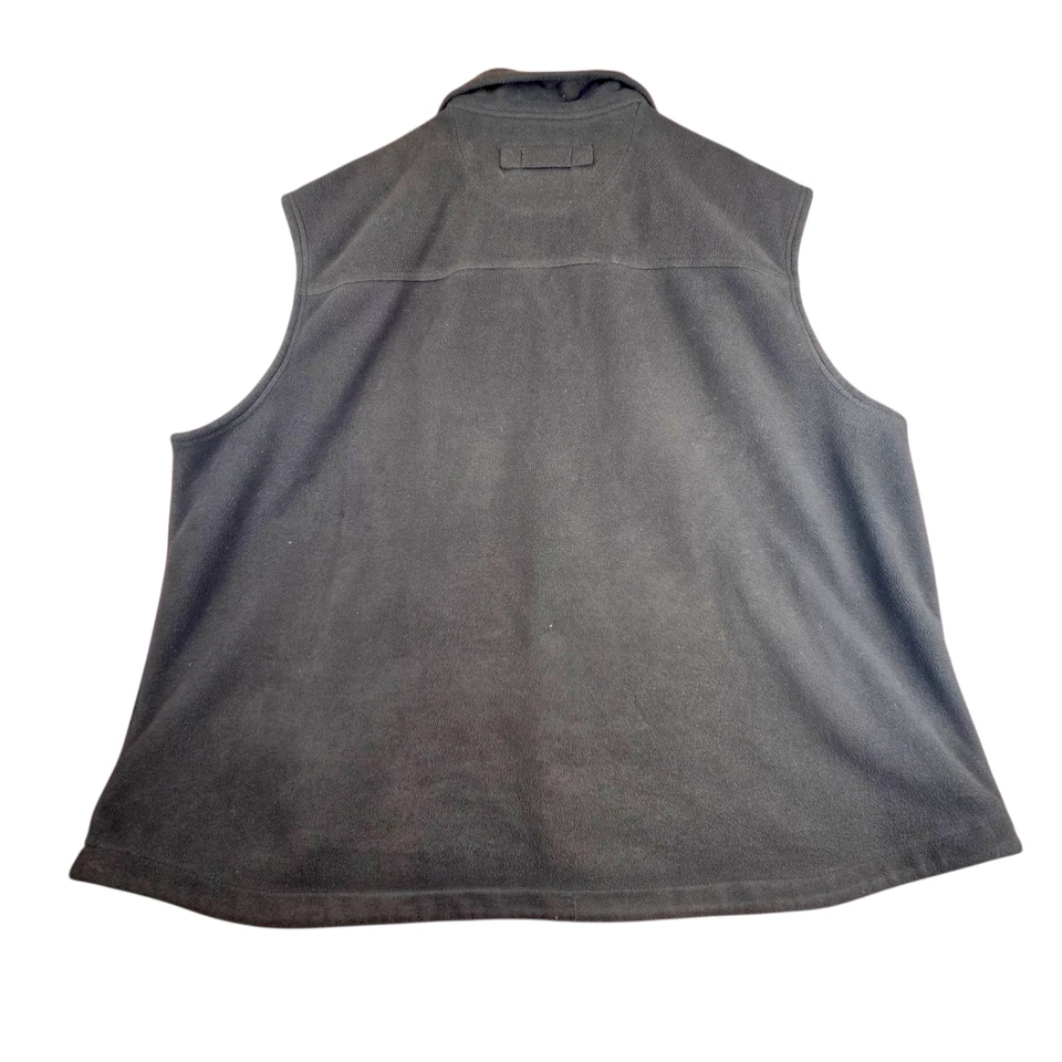 Duluth Trading Co. Vest Dark Brown Fleece Full Zip Comfort Outdoor Mens Size 4XL - Image 2 of 4