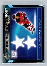 Alexander Holtz 2021-22 Upper Deck Credentials #2SR-2 Star of the Night