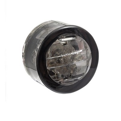 Micro-Blinker LED  turn signal, rund Smoke 20 mm für Custom, Chopper & Caferacer