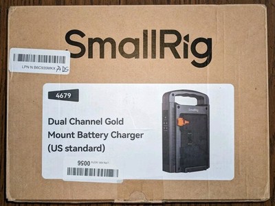 SmallRig Gold Mount Battery Charger, Dual Channel for Batteries 4678 4679