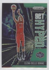 2021 Panini Prizm WNBA Get Hyped Green Prizm Elena Delle Donne #13 5ya