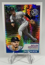 2018 Topps 1983 Silver Pack Prism #102 Nolan Arenado Colorado Rockies