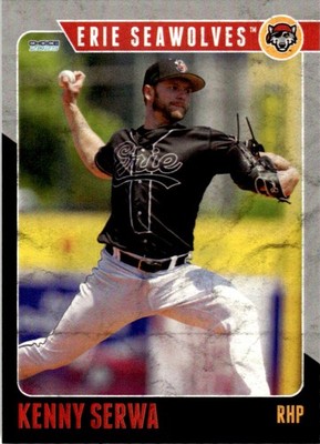 2025 Kenny Serwa Choice Minor League Rookie Card Erie Seawolves Tigers