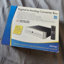 RCA Digital-to-Analog Converter Box with Remote Control, STB7766C