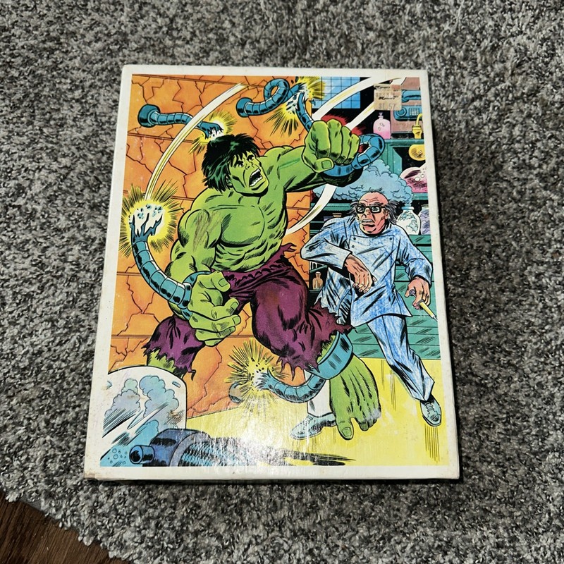 The Incredible Hulk Vintage 1983 Whitman Puzzle 100 Pieces 14x18 Complete 
