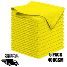 Cleaning Clothes - Thick High Quality 5x 40x40cm 400GSM Home / Car / Pets