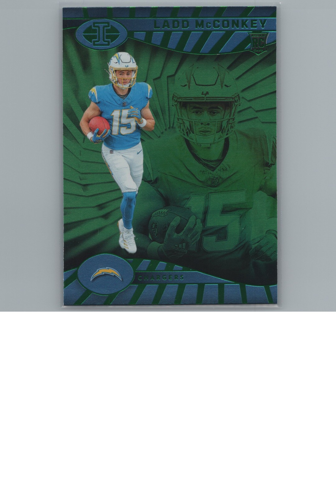 2024 Panini Illusions #51 Ladd McConkey Dots Trophy Collection