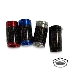 4x Pack Aluminum Valve Stem Caps Tire Covers Rust-free Metal Screw Lid