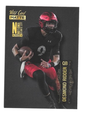2022 Wild Card Matte National Promo Pack MBN-9 Desmond Ridder