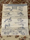 1984 Hasbro GI Joe Cobra Stinger Instructions part Jeep