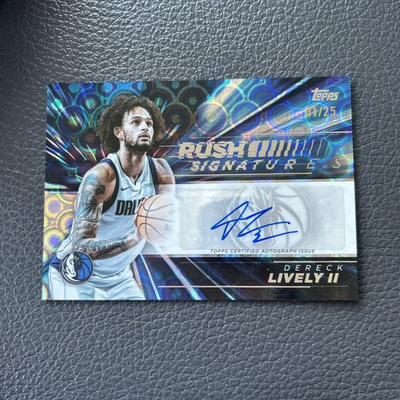 #ad #ad Dereck Lively 2025 Topps Target Black Friday Rush Signature #ed 1 25 Auto $79.99