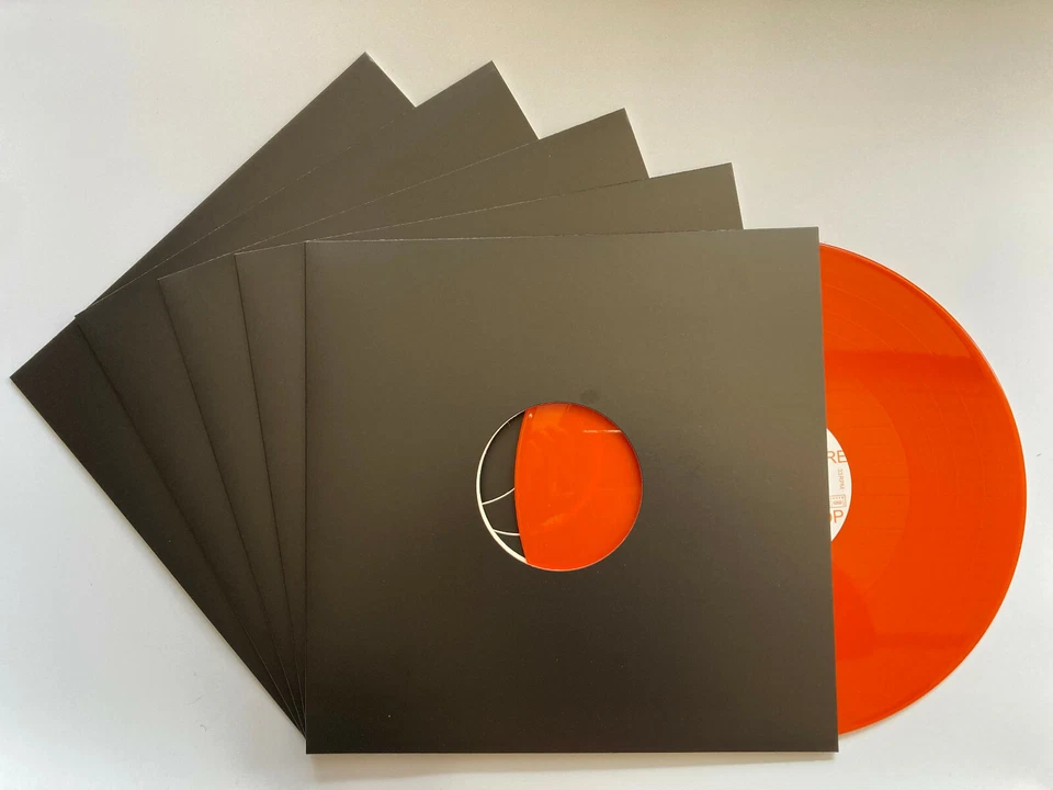 LOT DE 20 POCHETTES EXTERIEURES EN CARTON NOIRES POUR VINYLES 33T 33 TOURS!