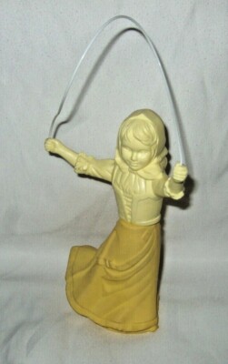 Avon Skip A Rope Sweet Honesty Cologne Empty -Yellow Girl Jump Rope