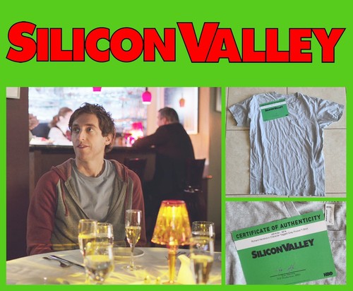 SILICON VALLEY: Camicia Thomas Middleditch/Richard HBO Studio COA - Foto 1 di 4