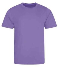 Just Cool Plain Smooth Polyester Breathable Wicking Athletic Sports T-Shirt