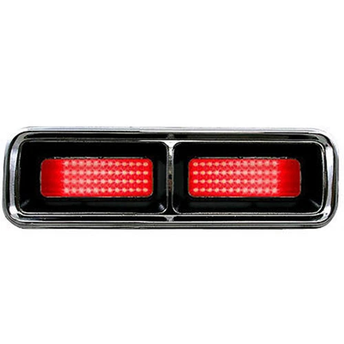 68 Chevy Camaro RS Red LED Rear Tail Brake Turn Signal Park Light Lamp Lens Pair - Bild 2 von 2