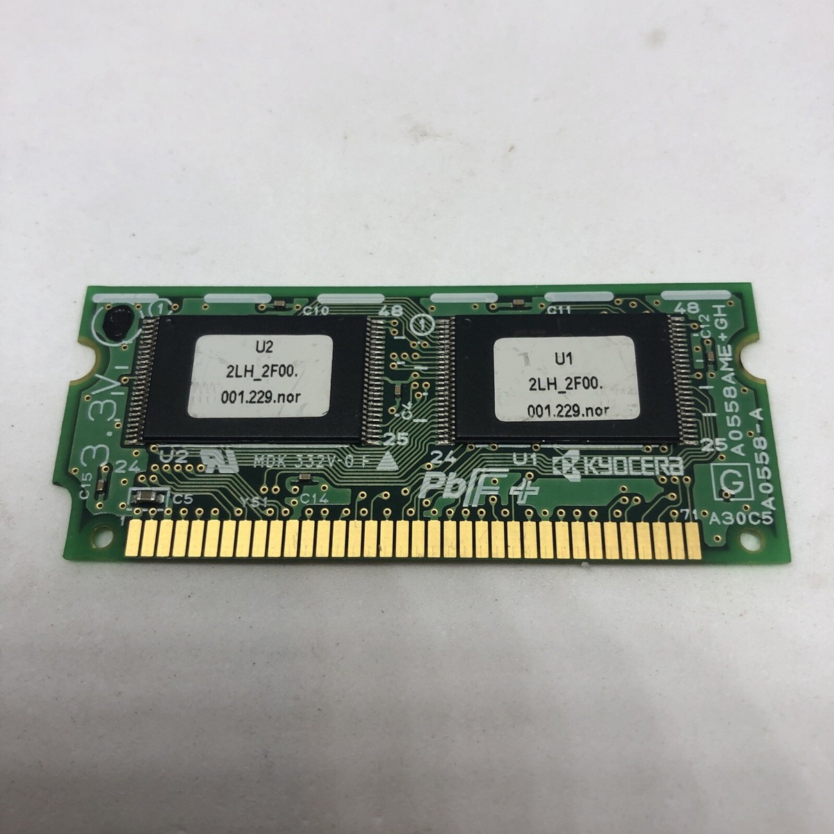 72-PIN 3.3V Flash DIMM Memory 1GB ? Kyocera Toshiba