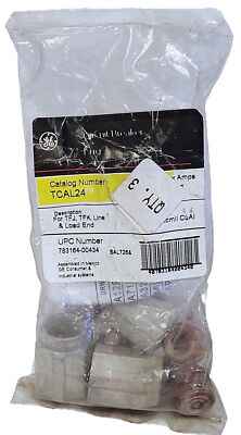 GE TCAL24 3-Pole Aluminum Lug Kit for TFK and TFJ Series Circuit Breakers