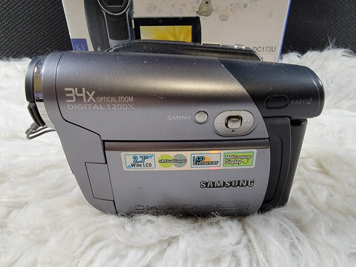 Samsung SC-DC173U DVD Camcorder with 34x Optical Zoom (IOB