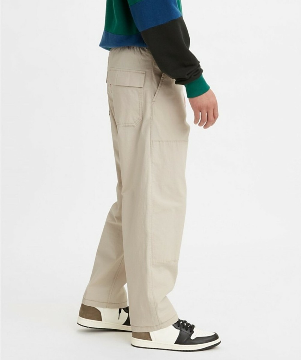 Levi's Levis Men Loose Fit Beige Cargo Technical Utility Pants