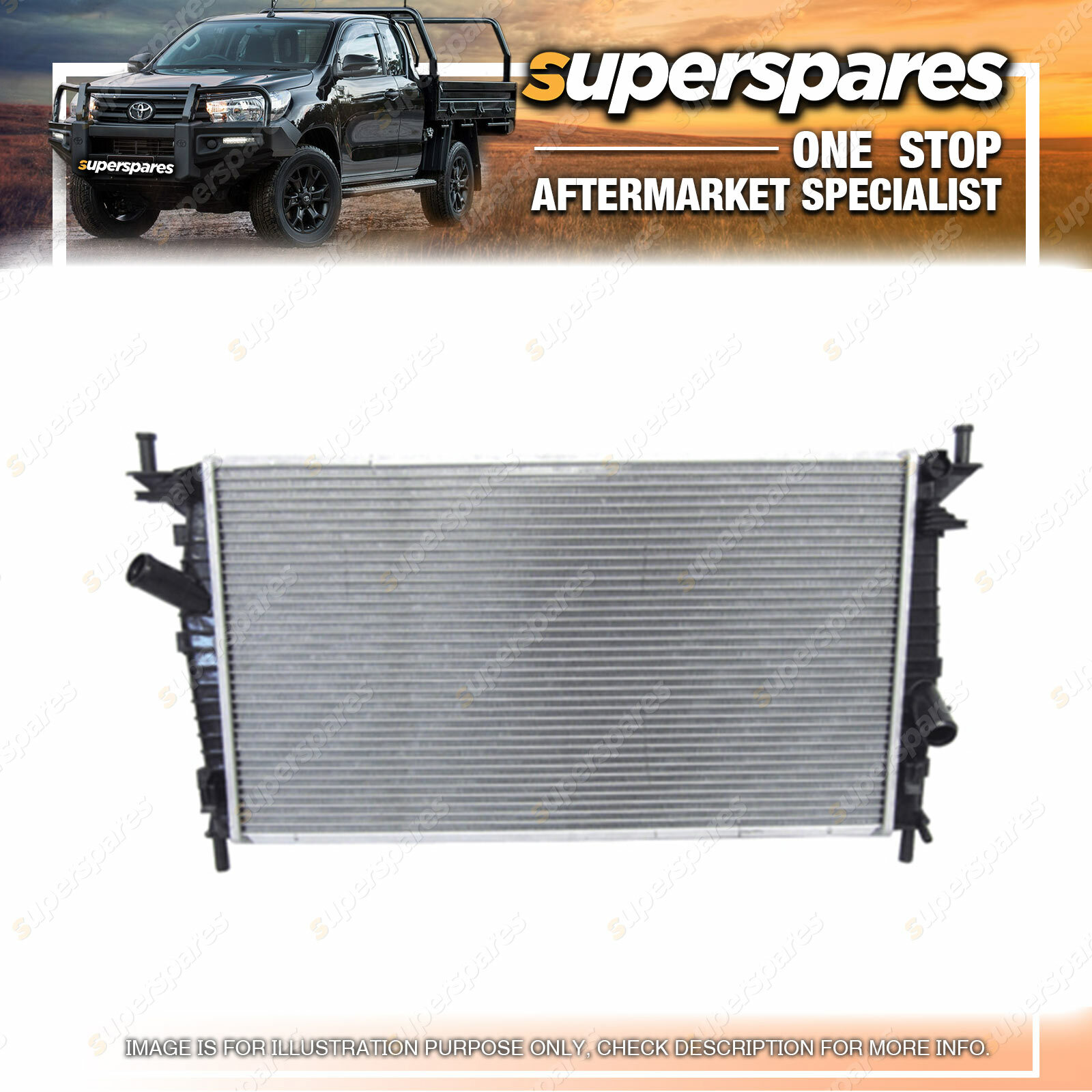 Radiator Replacement fits Mazda 3 BK Sedan Hatch Wagon 2003-2009 NEW